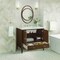 James Martin Vanities 36'' Vanity, Mid Century Walnut w/ 3 CM Lime Delight Quartz Top 485-V36-WLT-3LDL - alternate 3